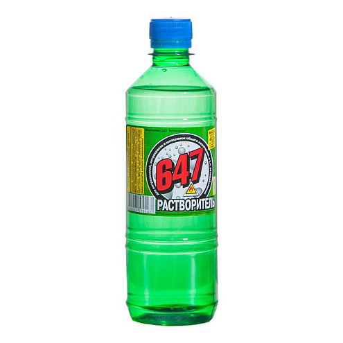 Растворитель 647 Кэпитал, бутылка пэт  0,5л : фотография 1