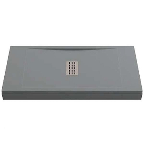 Поддон литьевой Flow Графит 1400x800: фотография 1