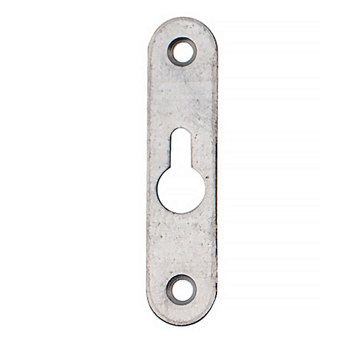 Подвес для полки скрытый 65мм с шурупом белый цинк, 2шт: фотография 1