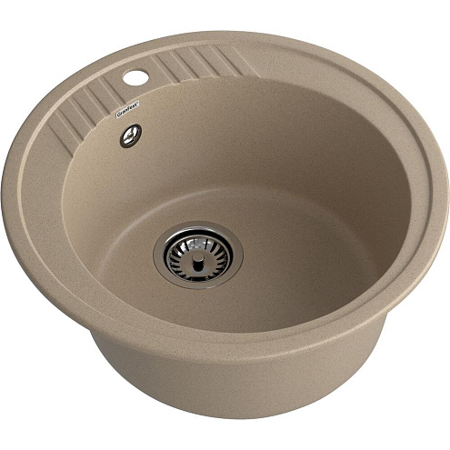 Мойка GRANFEST GF-R520  D520 мм, круглая песок: фотография 1