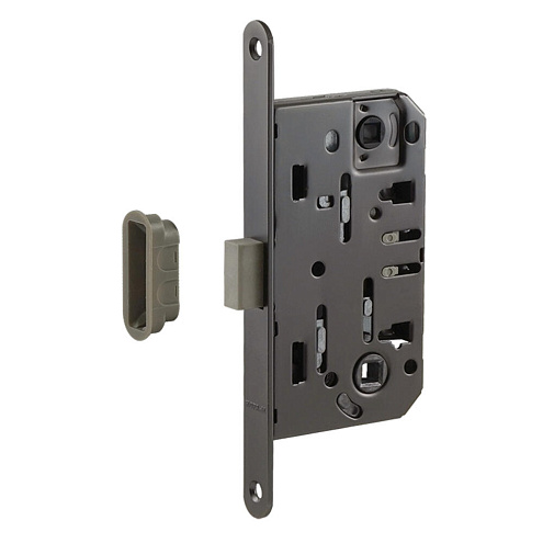 Замок магнитный М 13М-96 мм под фиксатор с ответной планкой графит: фотография 1