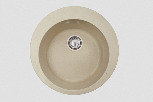 Мойка GRANICOM NOVELL Веста D500 мм серый без сифона: фотография 1