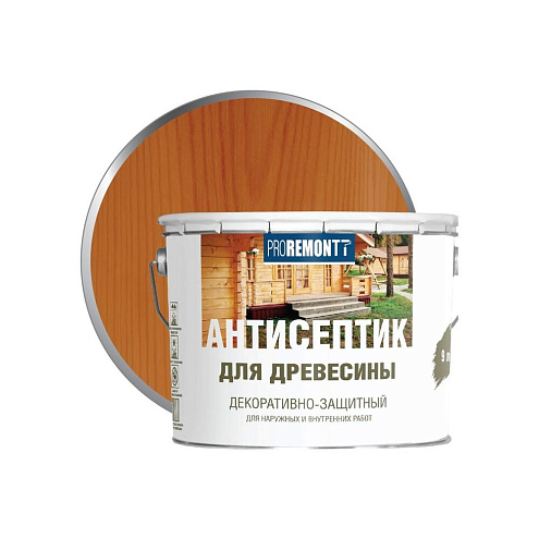 Proremontt антисептик деревозащитное средство Тик 9л : фотография 1