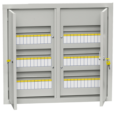 Корпус металлический ЩРв-72 (540х600х120мм) IP31 TITAN 3 IEK MKM14-V-72-30-T: фотография 1