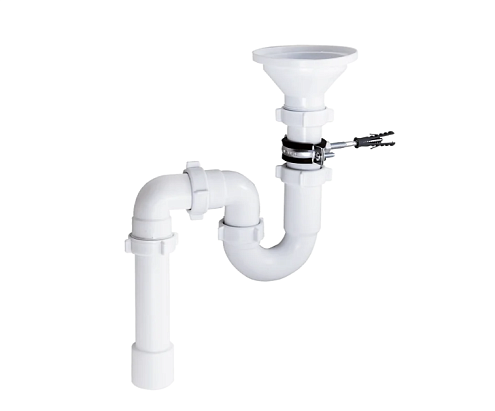 Сифон прямоточный 1 1/2&quot;х40 с разрывом потока струи, с круглой приемной воронкой D113 ОРИО RS-41078 : фотография 1