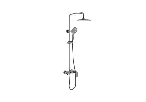 Душевая система Aquatek оружейная сталь AQ2140BGM Бетта: фотография 1