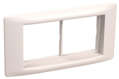 Рамка 4мод. Праймер с суппортом бел. 60мм IEK CKK-40D-RSU4-060-K01: фотография 1