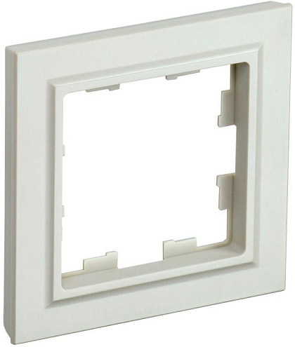 Рамка 1-м BRITE РУ-1-БрКр беж. IEK BR-M12-K10: фотография 1