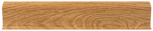 Плинтус ПВХ 58мм  2,2м Дуб магнатский  : фотография 1