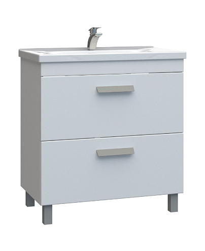 Тумба Nova 2-800 2 ящика под умывальник Миранда 80: фотография 1
