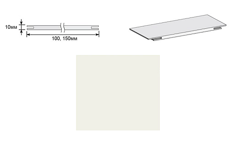 Добор &quot;Т&quot; К Whitey МДФ 2070х150х10: фотография 1