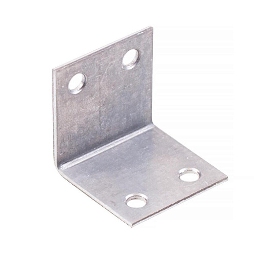 Уголки мебельные оцинкованные 30х30х30 мм с шурупом, 4шт &quot;Element&quot;: фотография 1