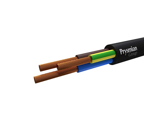Провод ПВС 3х0.75 Ч (бухта) (м) РЭК-PRYSMIAN 0103020101: фотография 1