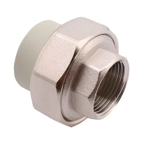 Муфта с переходом на металл разъемная внутренняя резьба 20x3/4&quot; FV-plast: фотография 1