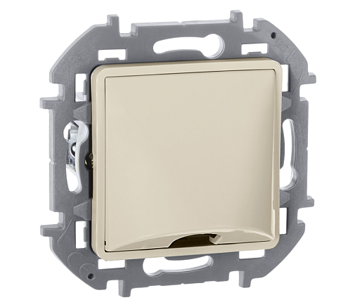 Вывод кабеля Inspiria с зажимом для кабеля слоновая кость Legrand (группа IEK) 673891: фотография 1