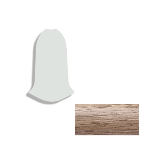 LТ 019 Внешний угол 58мм  с держателем Дуб прованс : фотография 1