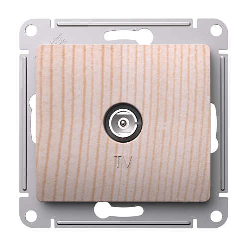 Антенна TV Glossa коннектор механизм сосна Systeme Electric GSL001593: фотография 1