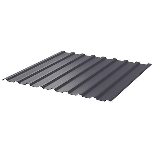 Профнастил СП 20 графитовый серый (7024)  1150х6000  0,45мм: фотография 1