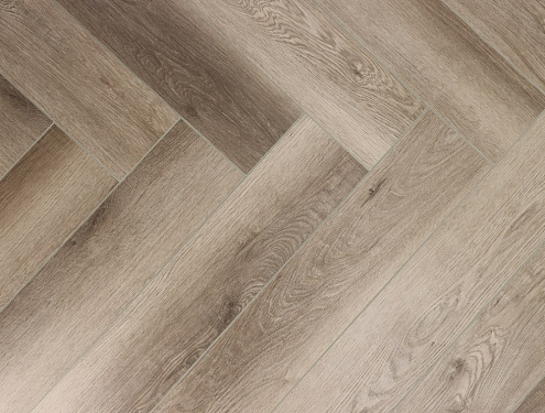 Виниловый ламинат CronaFloor Herringbone 2.0 4,5мм 42 4V Дуб Руан H021: фотография 1