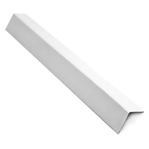 Уголок PL 19х24 L=3м белый стальной : фотография 1