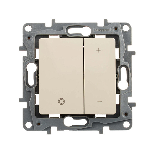 Механизм светорегулятора СП Etika 400Вт нажимн. сл. кость. Leg 672318: фотография 1