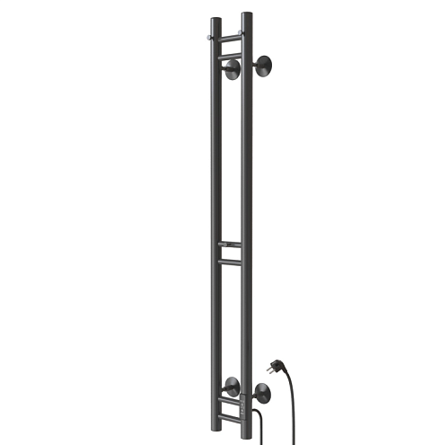 Полотенцесушитель Mixline Moon Graphite 120/10 таймер, 103 Вт электрический, графит: фотография 1