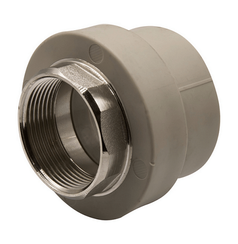 Муфта комбинированная внутренняя резьба 50х1 1/2&quot; под ключ EVER plast : фотография 1