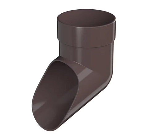 Слив трубы Технониколь Оптима 120/80, темно-коричневый: фотография 1