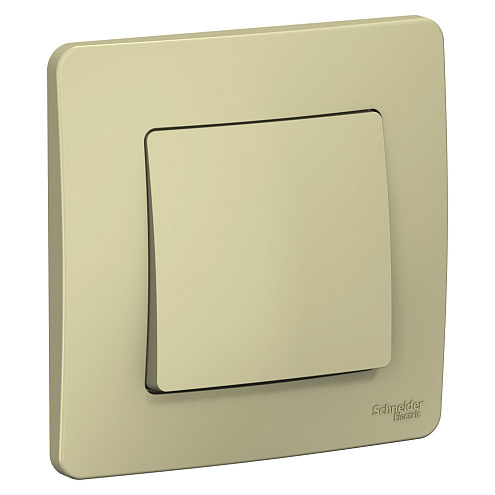 Выключатель 1-кл. СП Blanca 10А IP20 (сх. 1) 250В беж. SchE BLNVS010107: фотография 1