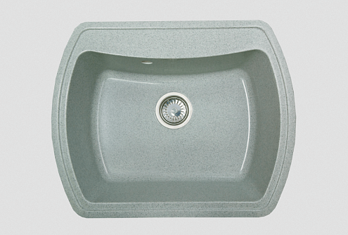 Мойка GRANICOM NOVELL Аделаида 625х505 мм обсидиан без сифона: фотография 1