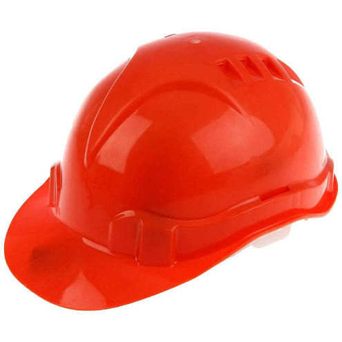 Каска защитная для СМР, оранжевая : фотография 1