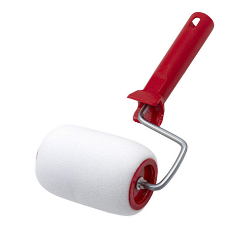 Валик поролоновый 100мм, бюгель 6мм, для ЛКМ на водной основе : фотография 1