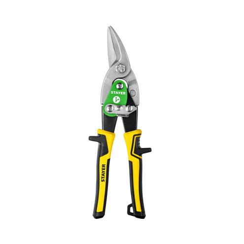 Ножницы по металлу правый рез, 250мм, сталь - 1.2мм, нержавейка - 0.7мм, STAYER: фотография 1