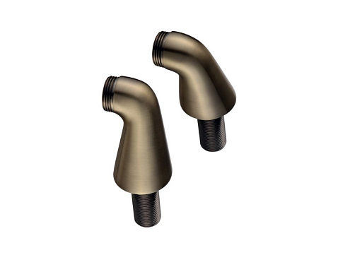 Комплект переходников Lemark LM8556BR для установки смесителя на борт ванны, 2 шт: фотография 1