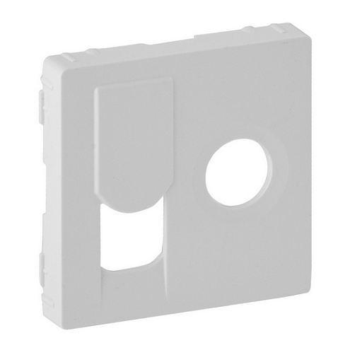 Панель лицевая Valena Life для розетки TV-RJ45 белый Leg 754830: фотография 1