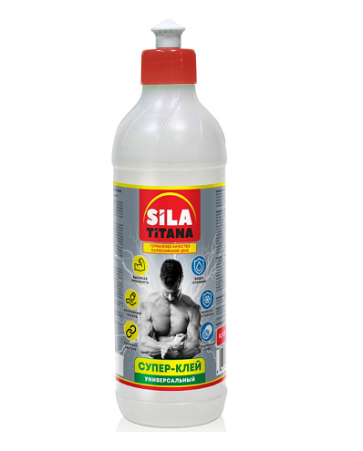 Клей полимерный "SILA TITANA" универсальный 0,5л: фотография 1