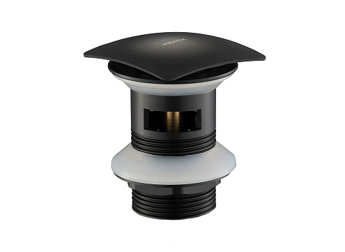 Сливной набор для раковины Aquatek матовый черный AQ6004MB : фотография 1