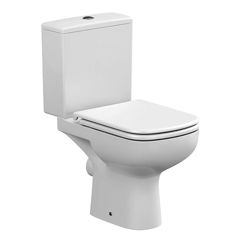 Унитаз-компакт безободковый Cersanit Colour Clean On 011 3/5 DPL EO: фотография 1