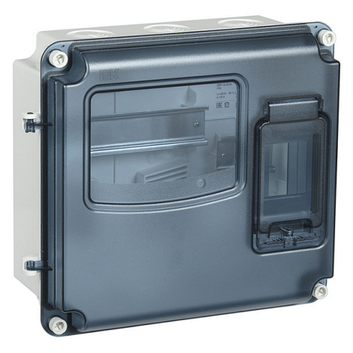 Корпус пластиковый ЩУРн-П 1/3 IP66 PC IEK MSP1-N-03-55: фотография 1