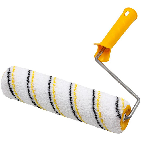 Валик малярный с рукояткой &quot;Микрофибра&quot;, ось 6мм, D40мм, 240мм, РемоКолор: фотография 1
