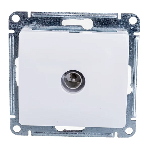 Розетка телевизионная TV Glossa коннектор механизм белая SE GSL000193: фотография 1