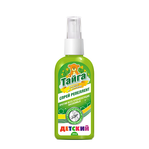 Спрей от комаров &quot;Тайга&quot; детский, репеллент, ИН-107, 100мл: фотография 1