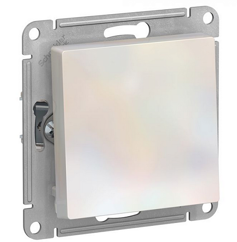 Механизм кнопки нажимной ATLAS DESIGN (сх.1) 10АХ жемчуг SchE ATN000415: фотография 1