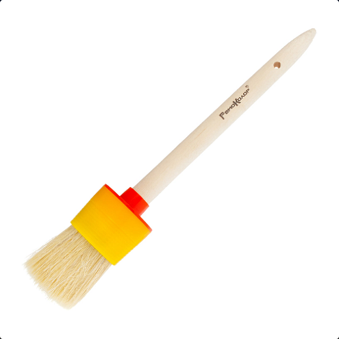 Кисть круглая №10, пластиковый корпус 40мм, РемоКолор: фотография 1