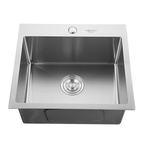 Мойка H5040 MELANA ProfLine 3,0/200 сатин врезная прямоугольная с коландером H5040: фотография 1