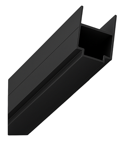 Профиль доборный душевого ограждения TIME SANTREK AQUA 1950мм цвет Черный матовый: фотография 1