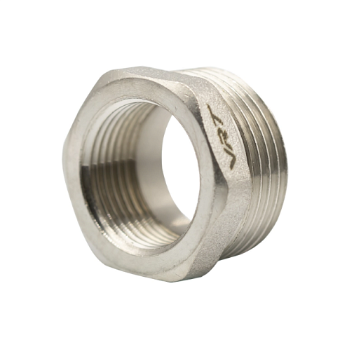 Футорка 1 1/4&quot;х1&quot; НВ никель VRT: фотография 1