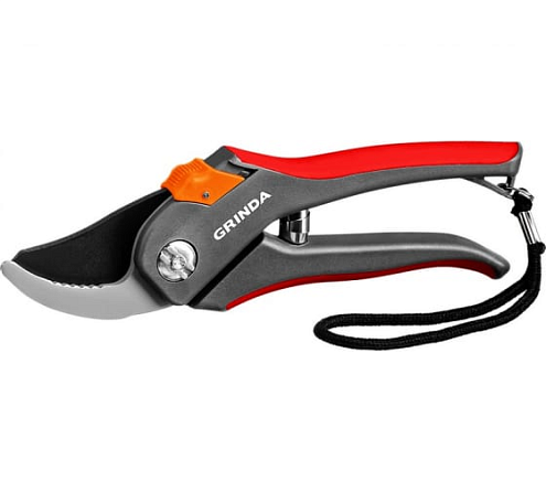 Секатор Grinda G-26, плоскостной, рез до 15мм: фотография 1