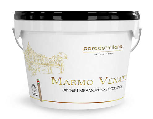 Декоративное покрытие с мраморными прожилками PARADE MARMO VENATO 2,5л: фотография 1