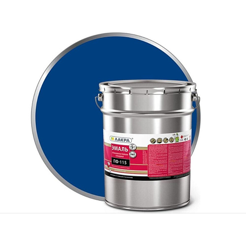 Эмаль ПФ-115 Лакра Синий 20кг : фотография 1